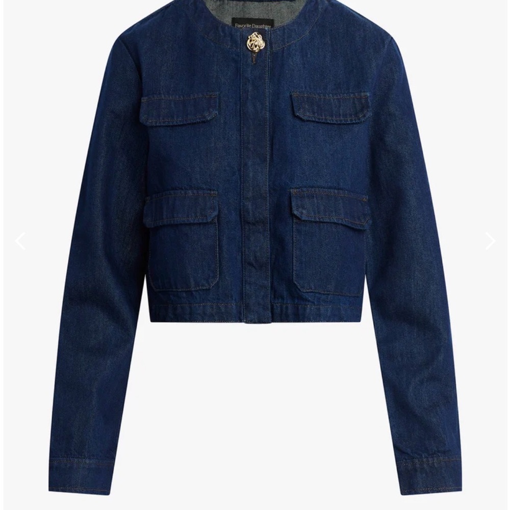 Favorite Daughter Navy Jean Jacket